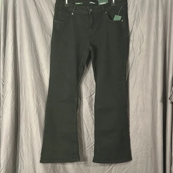 Wild Fable Black Flare Wide Leg Jeans - Picture 1 of 6